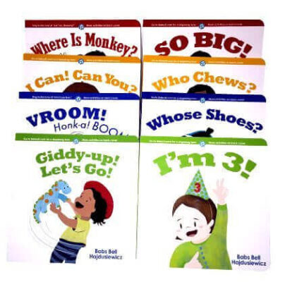 a range of baby books