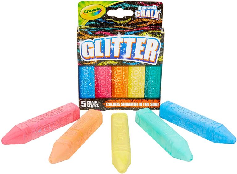 Crayola Outdoor Chalk, Glitter Sidewalk Chalk, Summer Toys