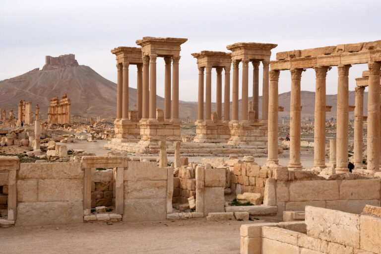 Ruins of ancient city of Palmyra - Syria (Before Civil War)