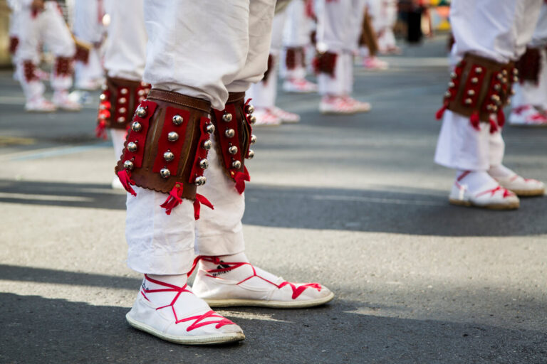 Detail of Basque regional clothing